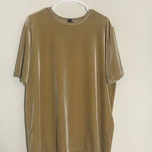 Velvet gold T-shirt